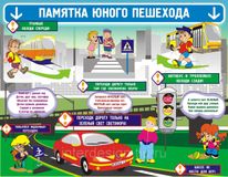 Памятка для детей "Правила Юного Пешехода"